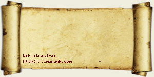 Tatjana Ćurković vizit kartica